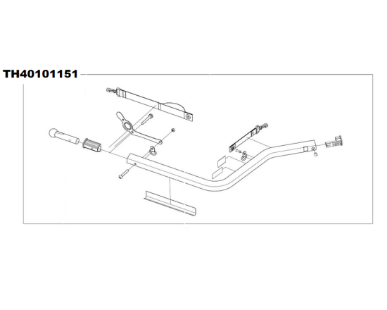 Tažná tyč pro Thule Chariot Sport/Cross/Lite od 2017 