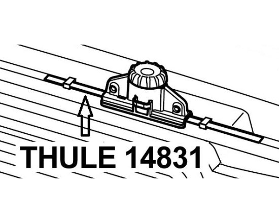 THULE 14831 - těsnící guma do boxu