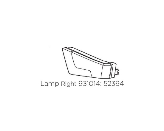 Lampa pravá Thule 52364