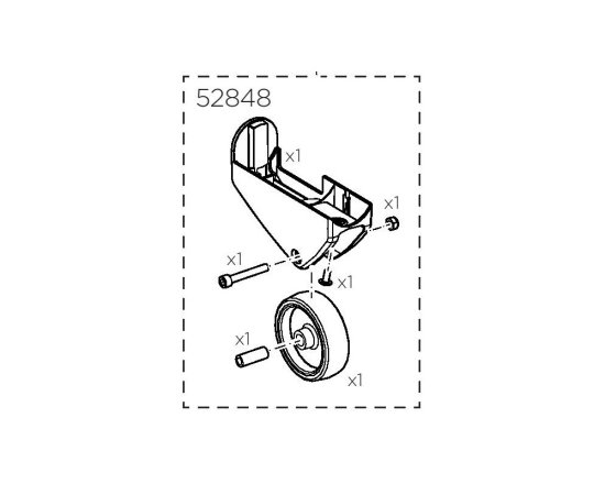 Přepravní kolečko levé Thule 52848