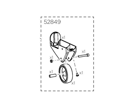 Přepravní kolečko pravé Thule 52849